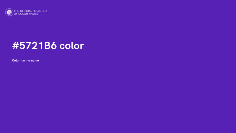 #5721B6 color image