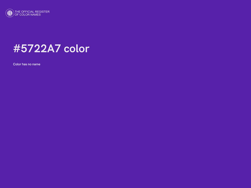#5722A7 color image