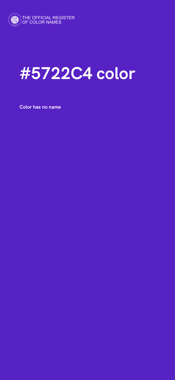 #5722C4 color image