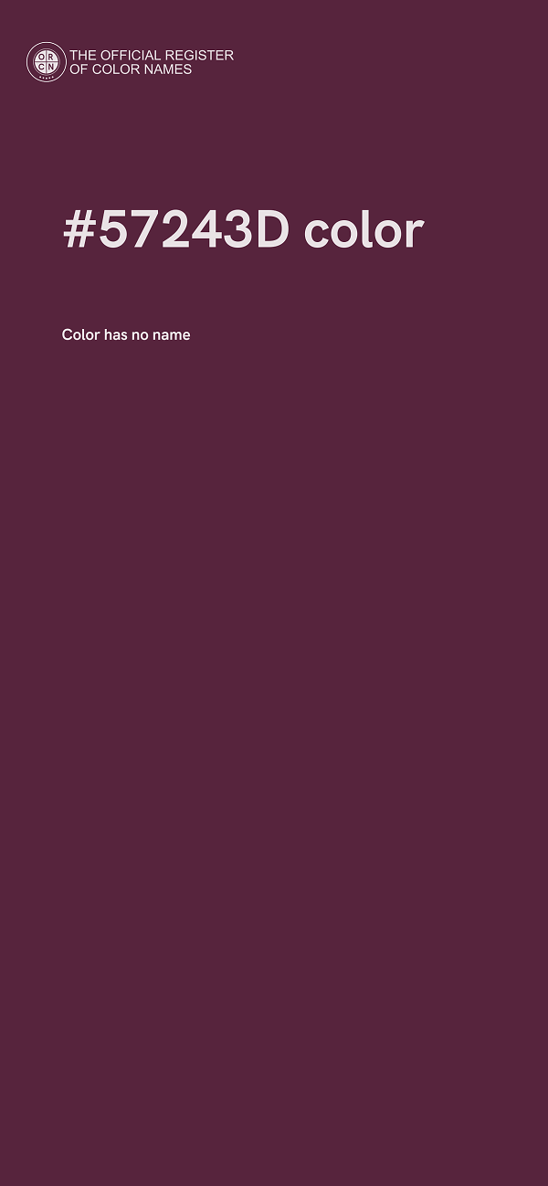 #57243D color image