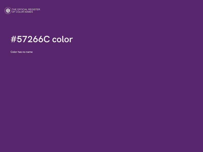 #57266C color image