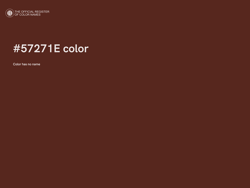 #57271E color image