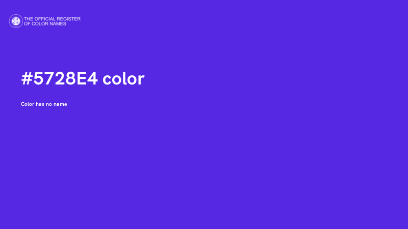 #5728E4 color image