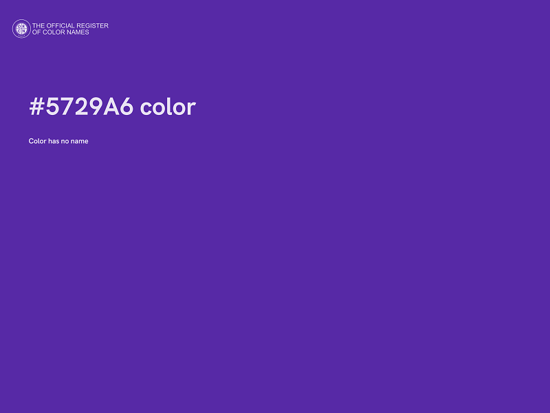 #5729A6 color image