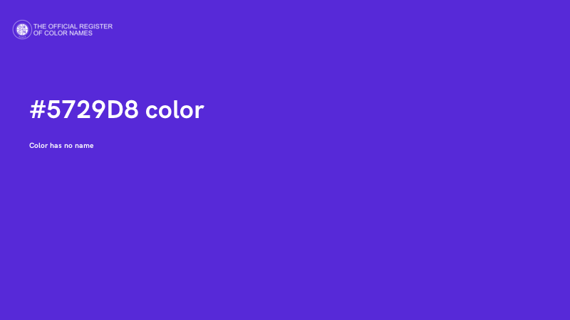 #5729D8 color image