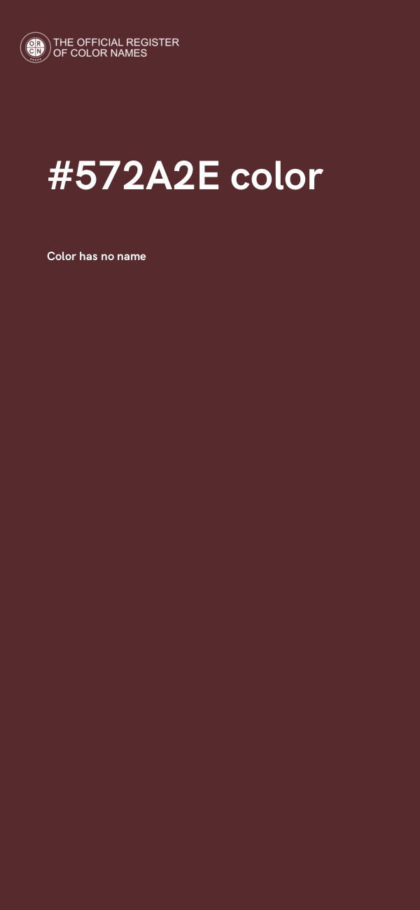 #572A2E color image