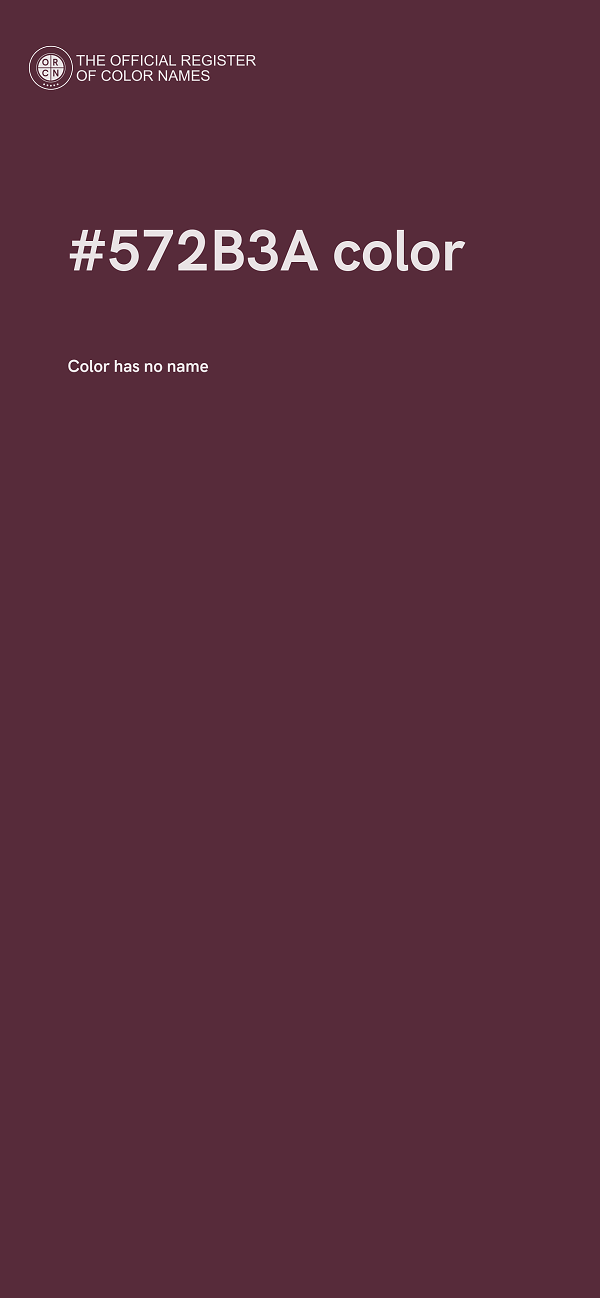 #572B3A color image