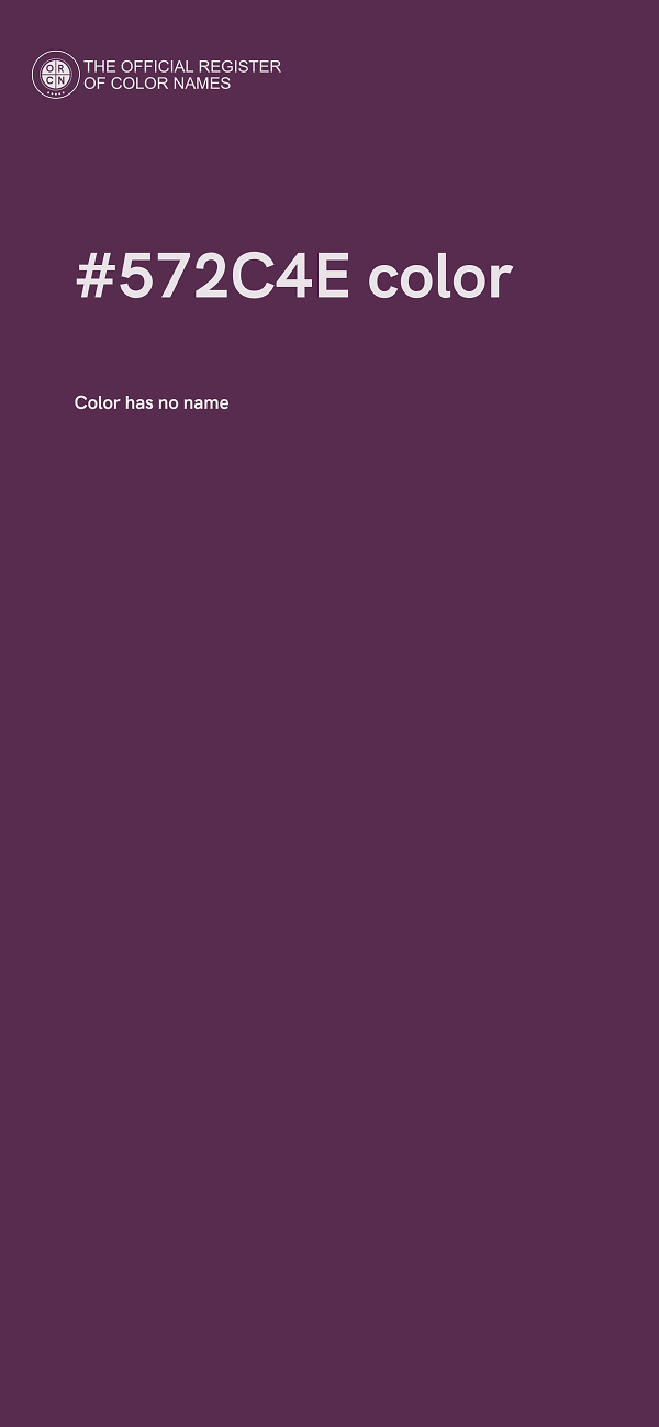 #572C4E color image