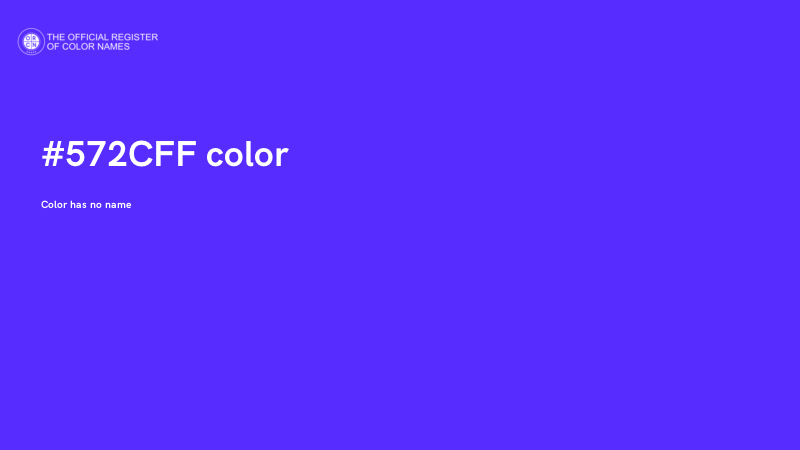 #572CFF color image