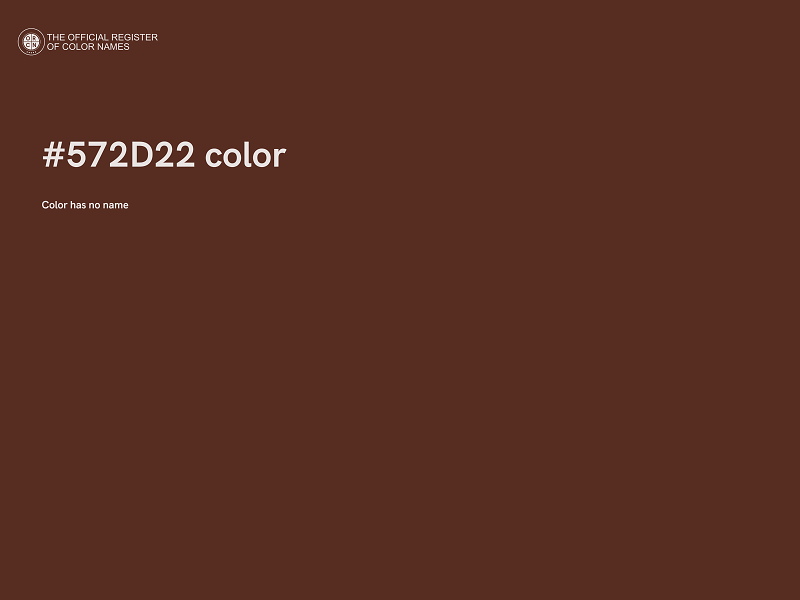 #572D22 color image