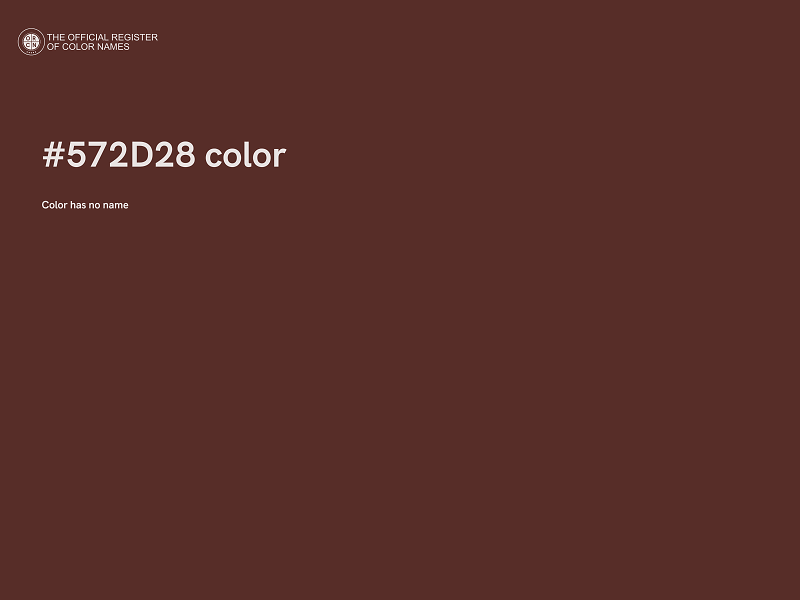 #572D28 color image