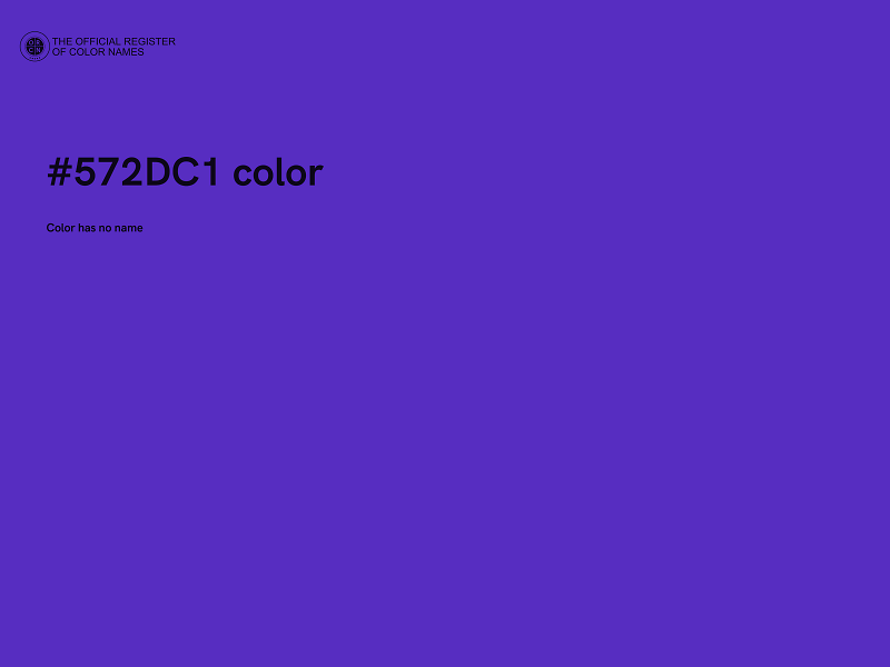 #572DC1 color image