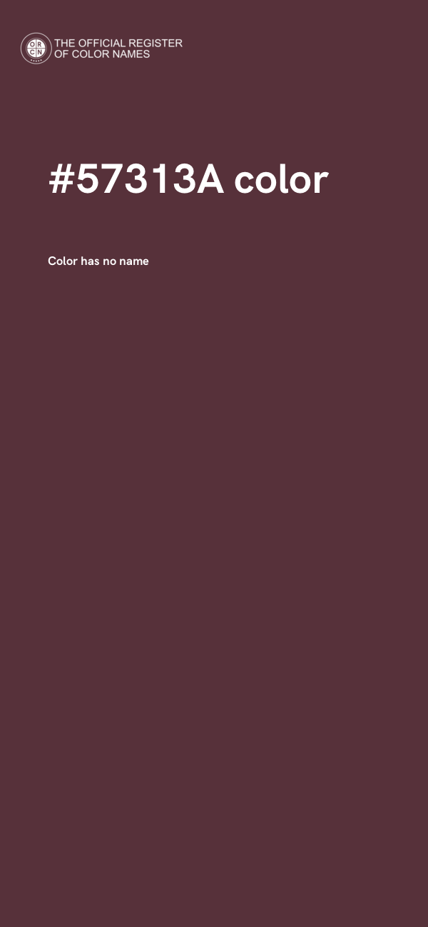 #57313A color image