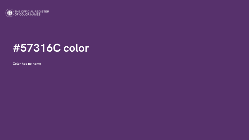 #57316C color image