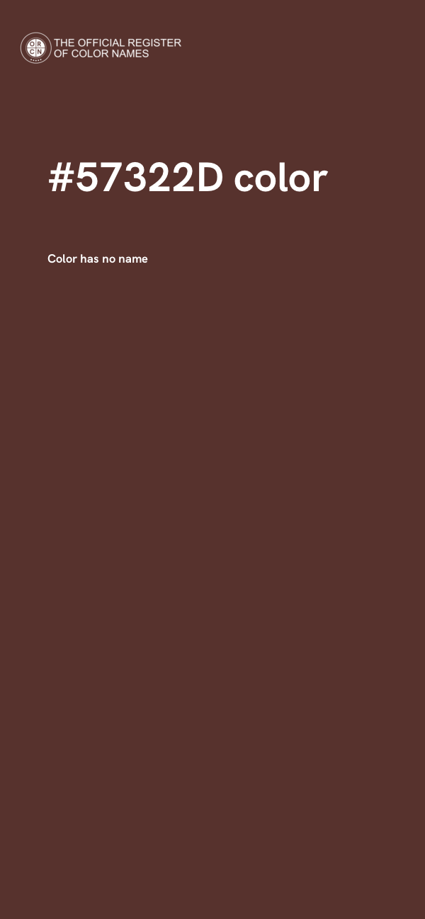 #57322D color image