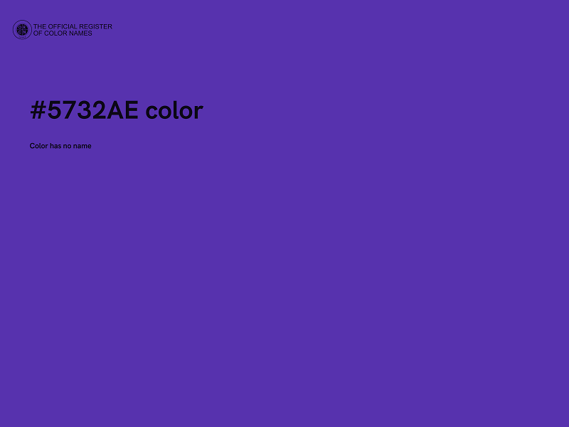 #5732AE color image