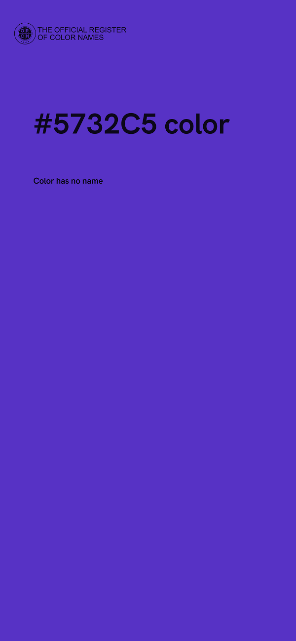 #5732C5 color image