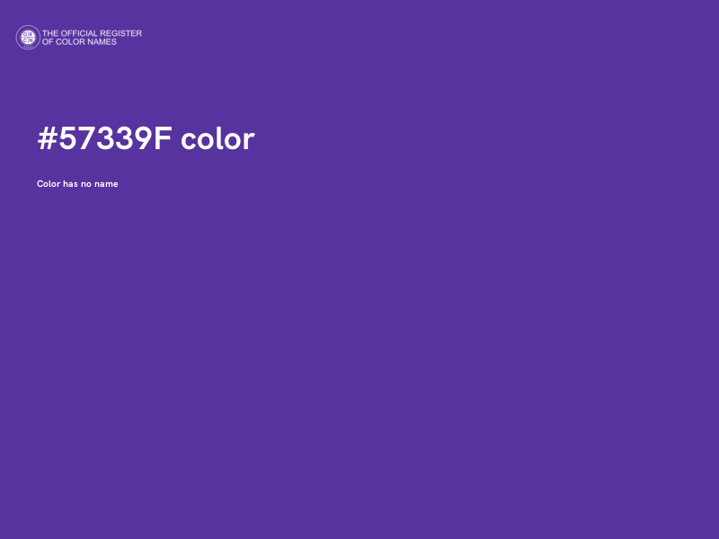 #57339F color image