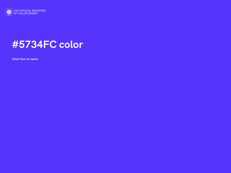 #5734FC color image