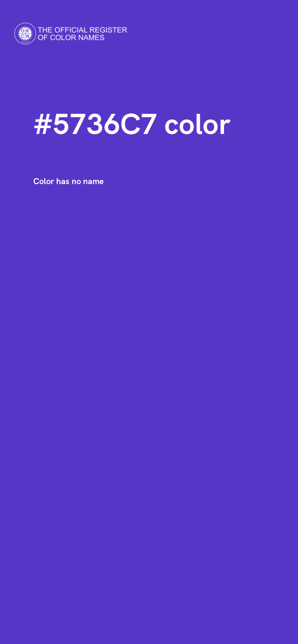 #5736C7 color image