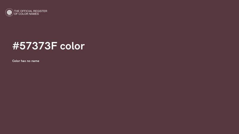 #57373F color image