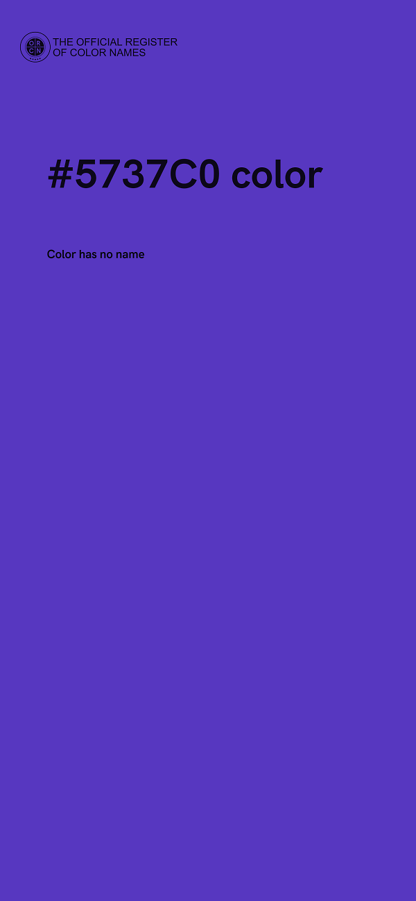 #5737C0 color image