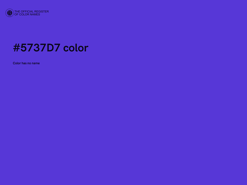 #5737D7 color image