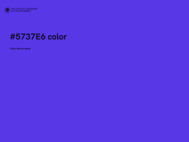 #5737E6 color image