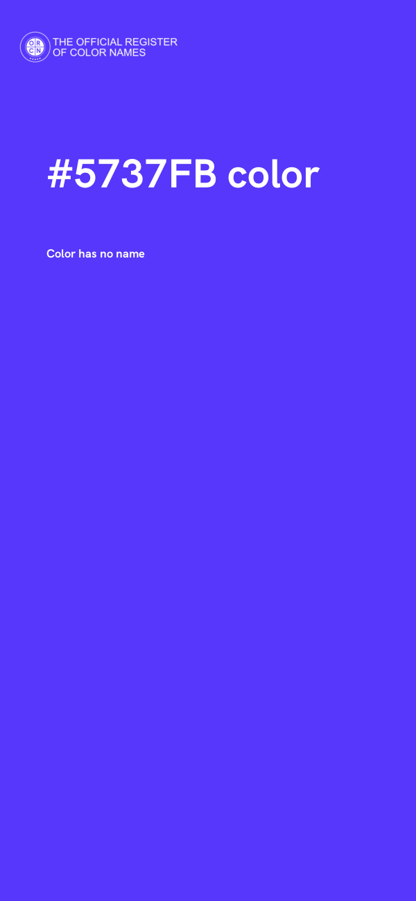 #5737FB color image