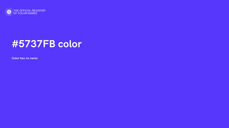 #5737FB color image