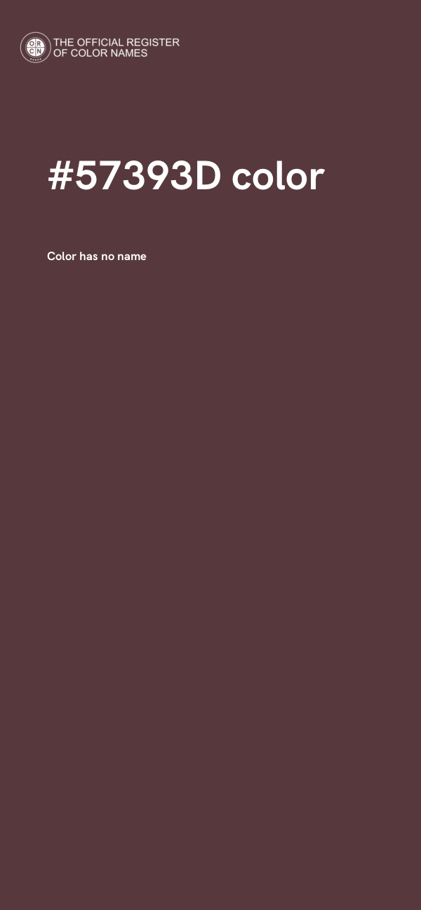 #57393D color image