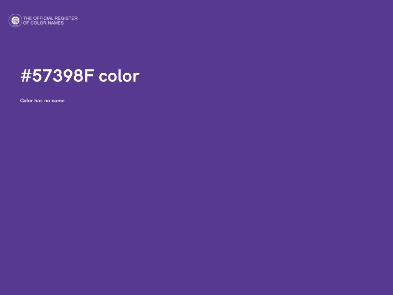 #57398F color image