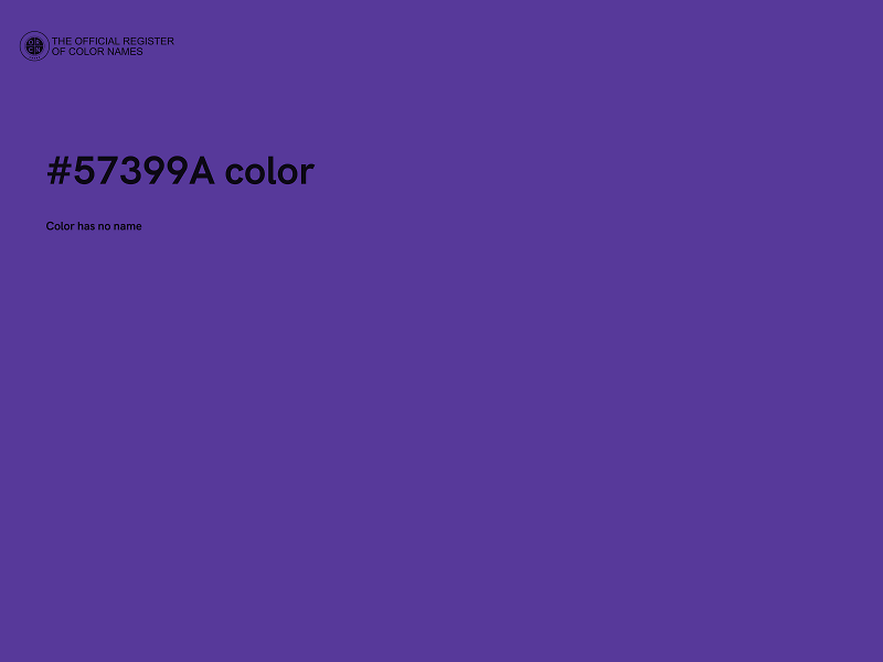 #57399A color image