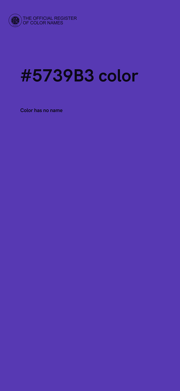 #5739B3 color image