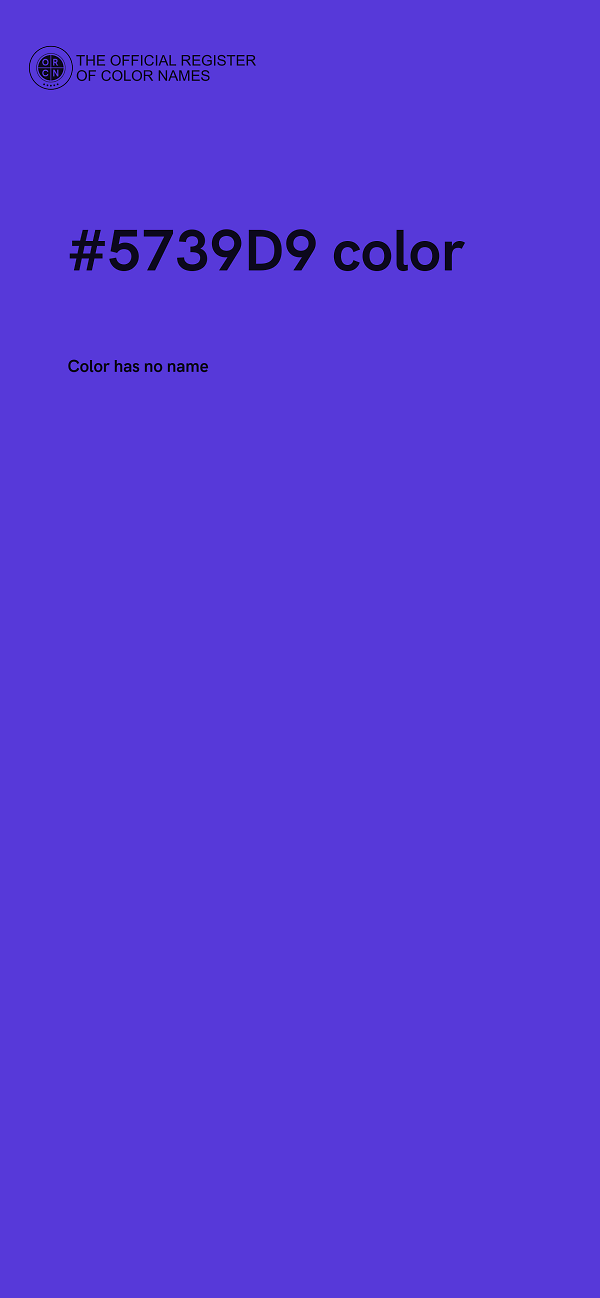 #5739D9 color image