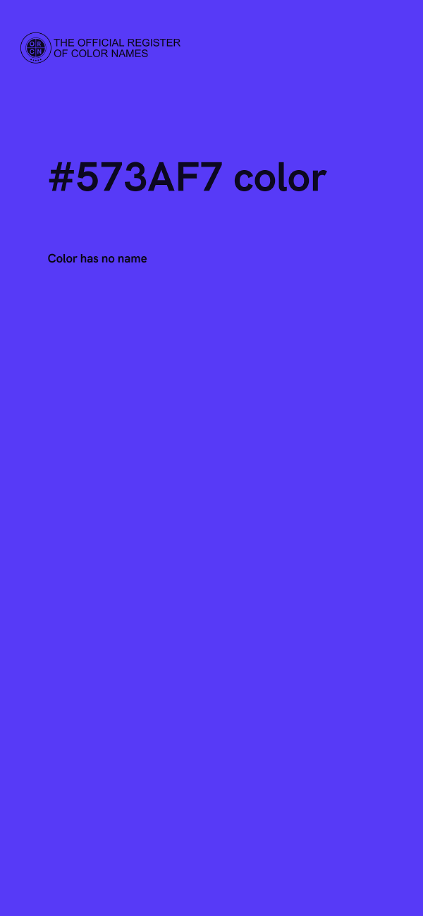 #573AF7 color image