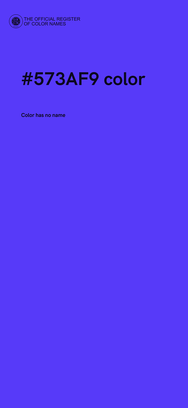 #573AF9 color image