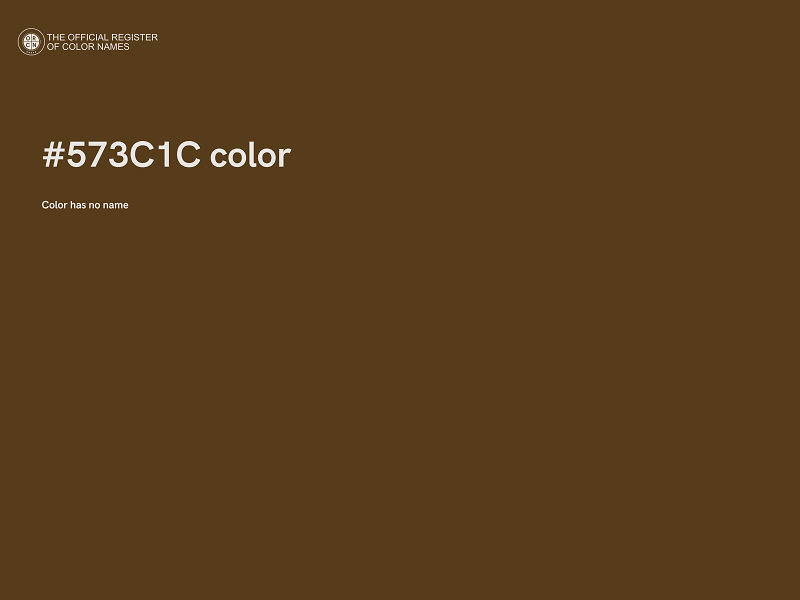 #573C1C color image
