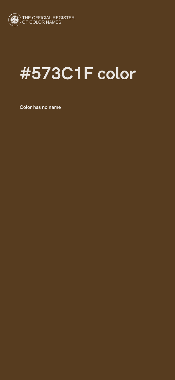 #573C1F color image