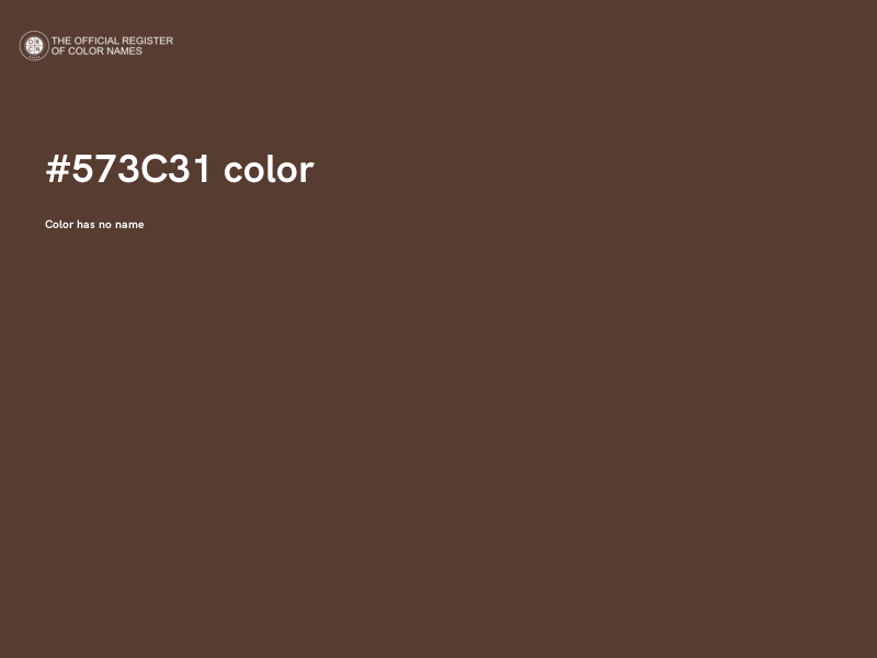 #573C31 color image