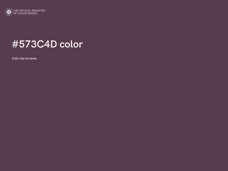 #573C4D color image