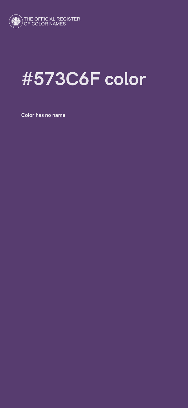 #573C6F color image