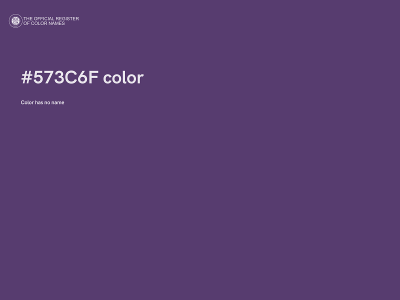#573C6F color image