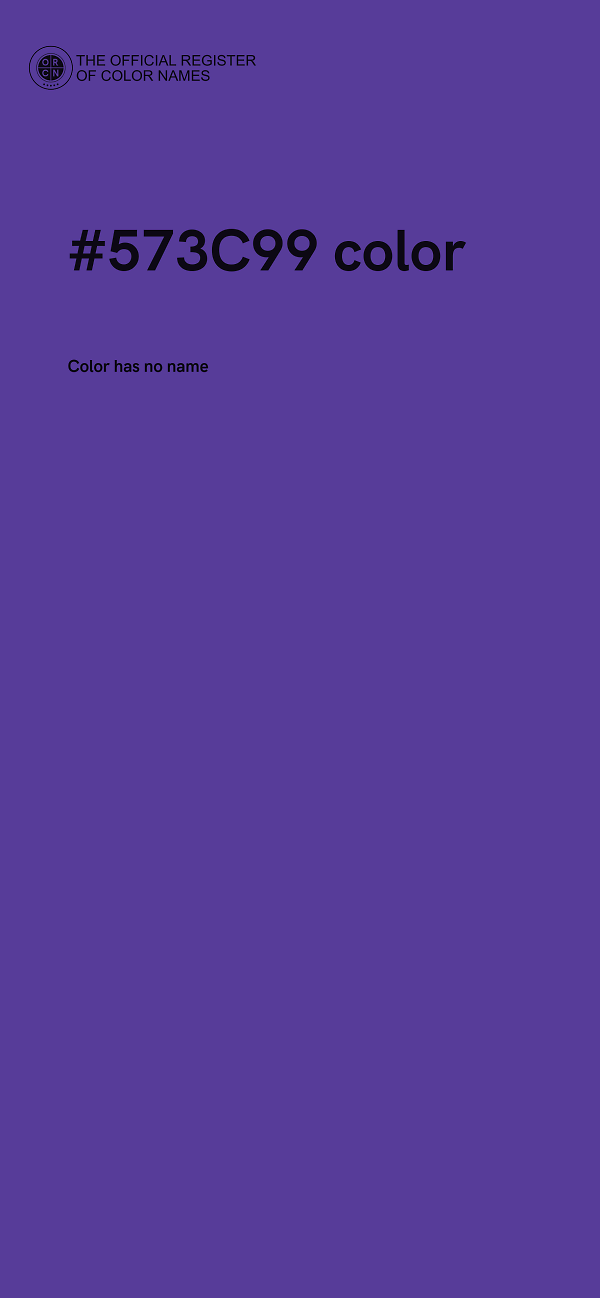 #573C99 color image