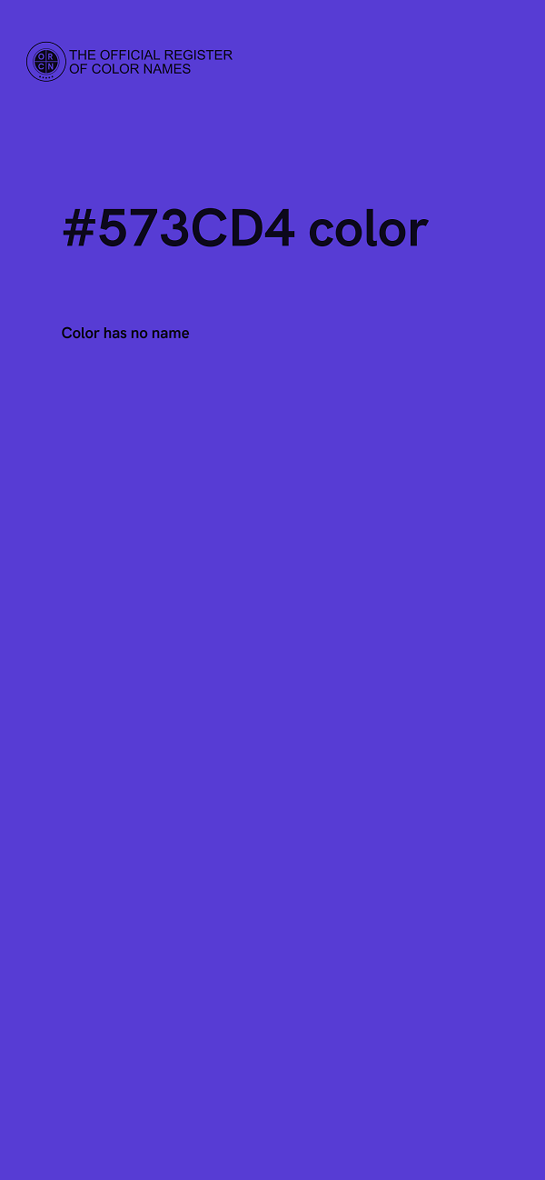 #573CD4 color image