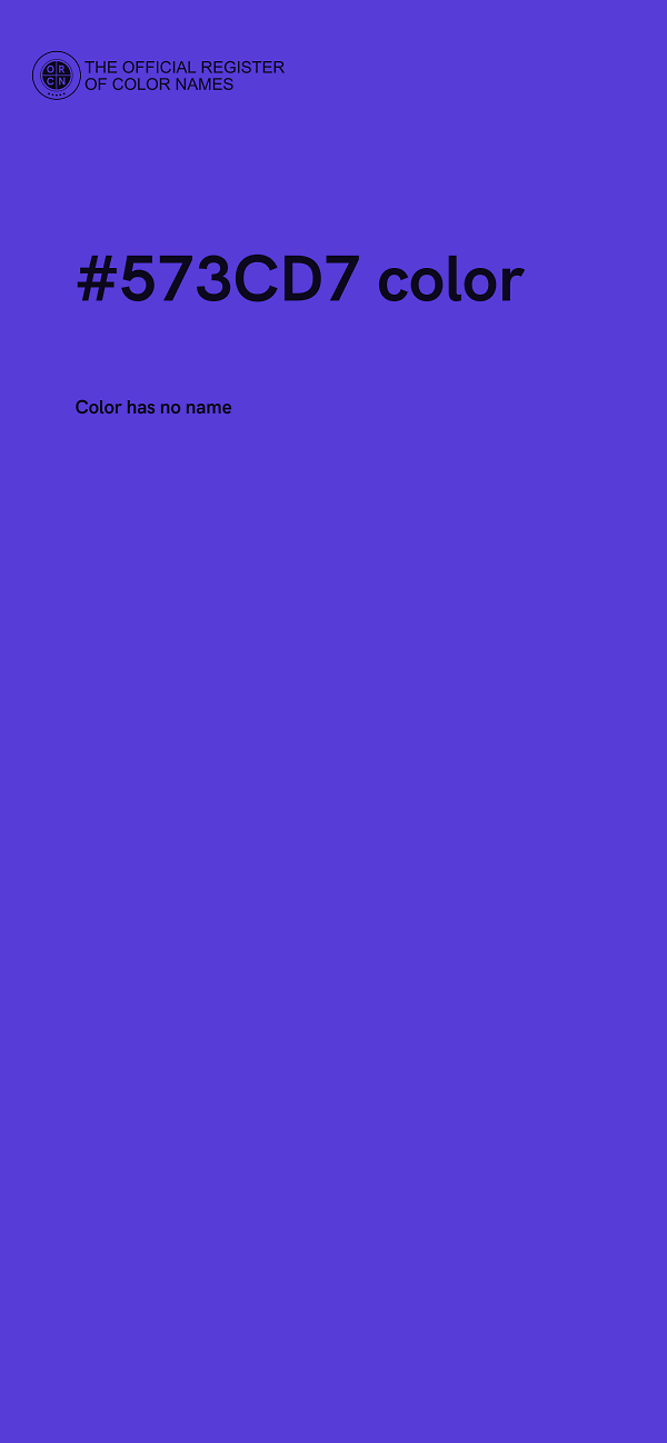 #573CD7 color image
