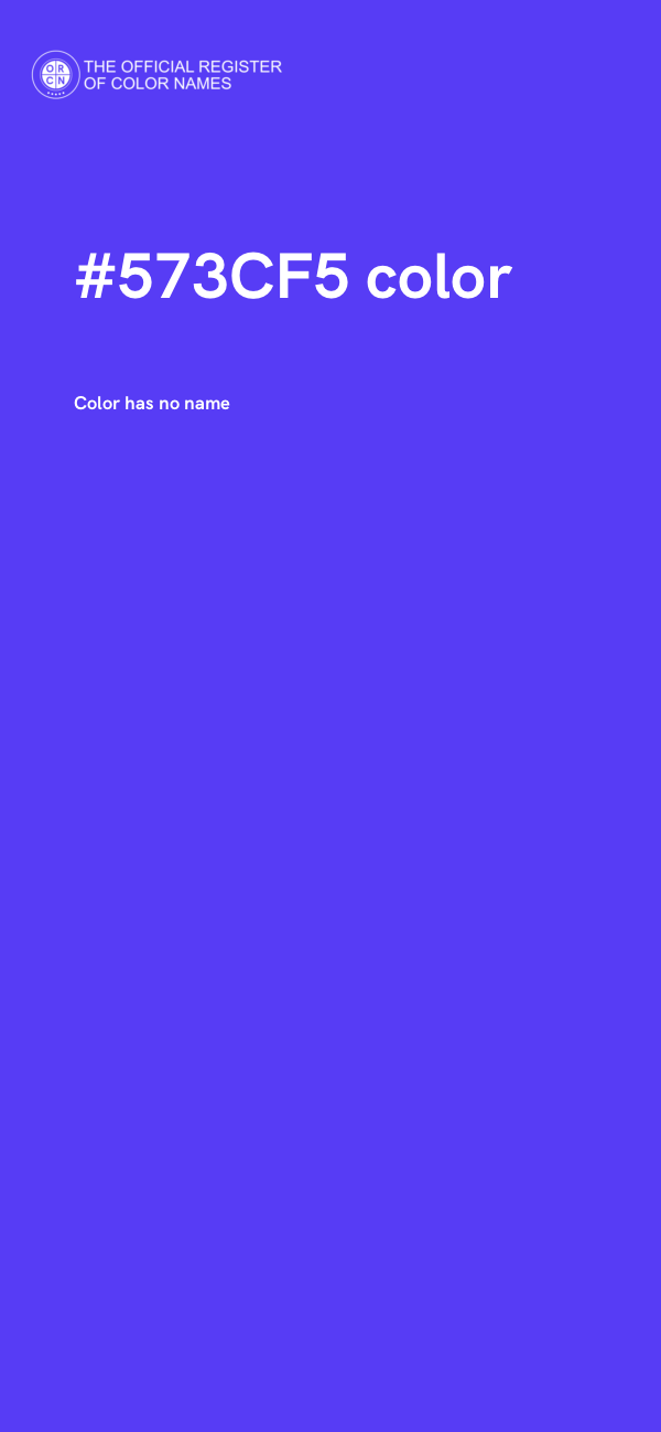 #573CF5 color image