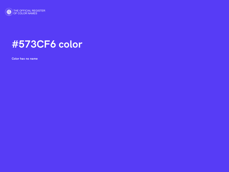 #573CF6 color image