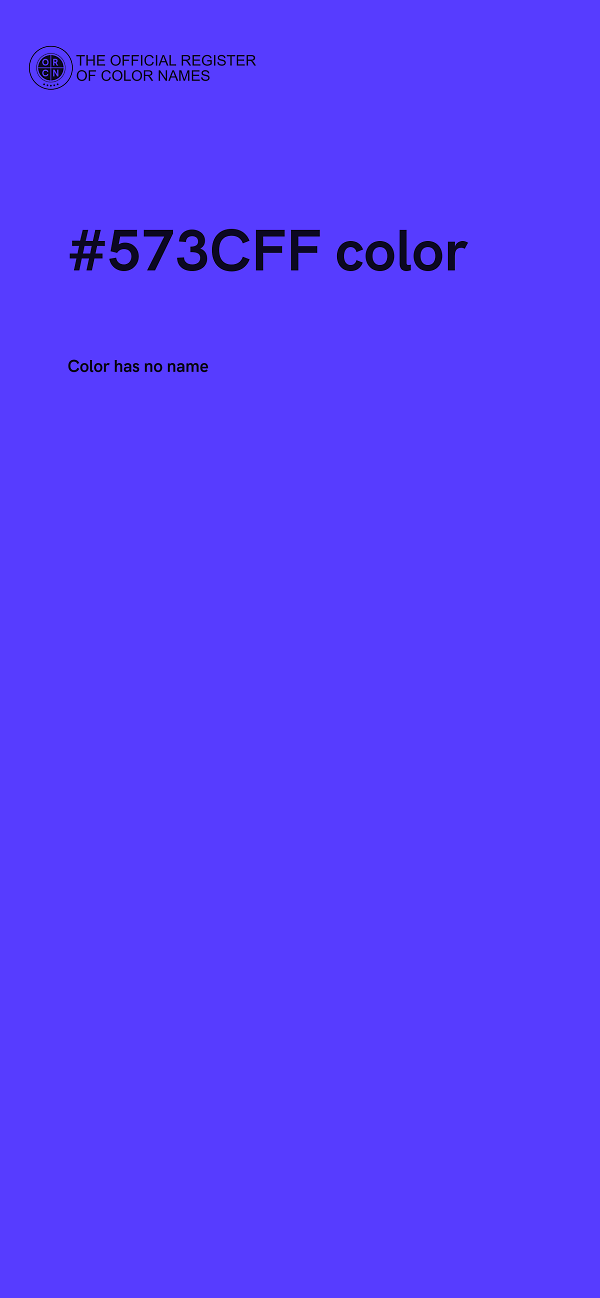 #573CFF color image