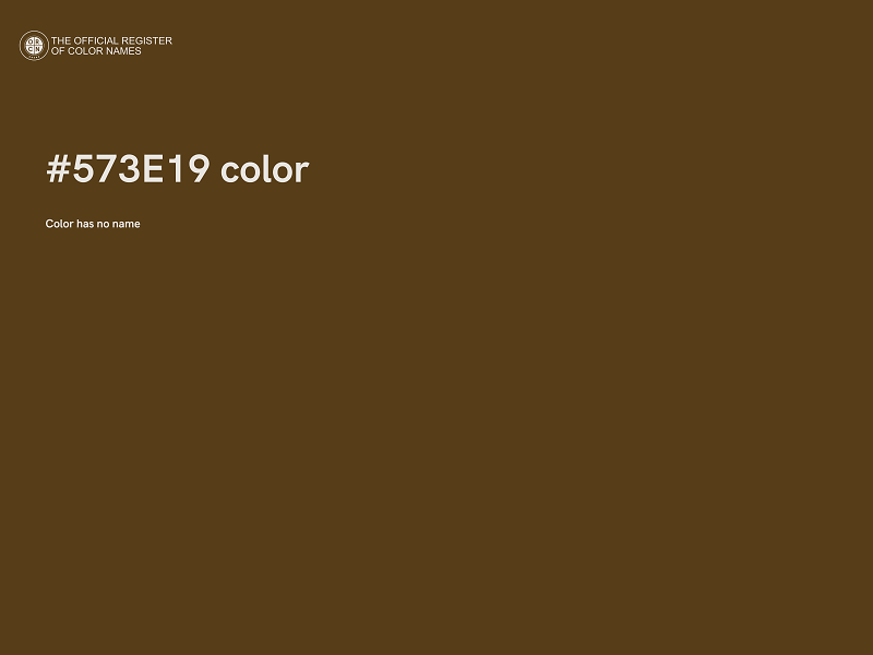 #573E19 color image